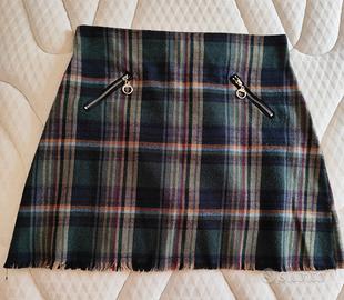 Gonna stile scozzese (verde)