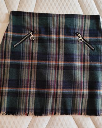 Gonna stile scozzese (verde)