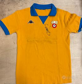 Juventus Kappa platini autografo old legend jersey