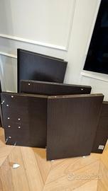 Pannelli legno laminato marrone 