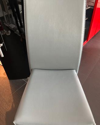 Sedie ecopelle grigio