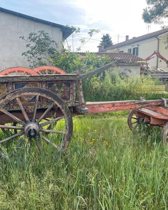 Carro agricolo dipinto a mano