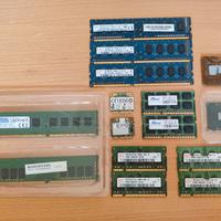 componenti hardware per PC fissi e notebook 