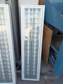  2 pezzi neon plafoniere 126x35h10