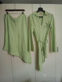 completo donna in lino