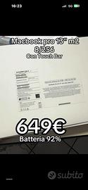 MacBook Pro 13” M2 – 8GB RAM / 256 GB SSD Touch