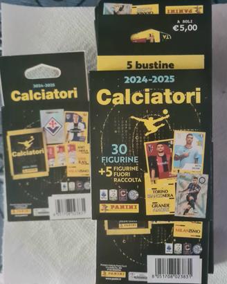 Lotto box figurine calciatori panini 2024-25