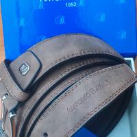cintura in pelle Antonio Basile + confezione 