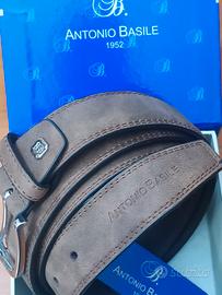 cintura in pelle Antonio Basile + confezione 