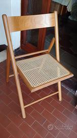 Sedie pieghevoli salvaspazio