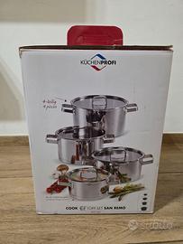 Batteria di pentole Küchenprofi Sanremo NUOVA