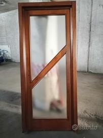 Porte in noce con vetro. Dono gratis