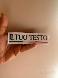 patches ricamata personalizzata 