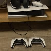Playstation 5 + controller + giochi + cuffie pulse