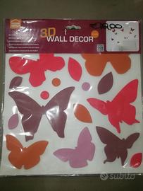 decorativo murale farfalle
