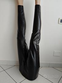 leggins effetto coccodrillo donna S 