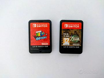 giochi switch Mario Odyssey e Zelda