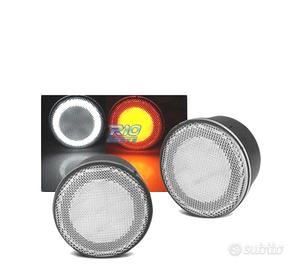 FRECCIE ANTERIORI JEEP WRANGLER JK 07-18 LED BIANC