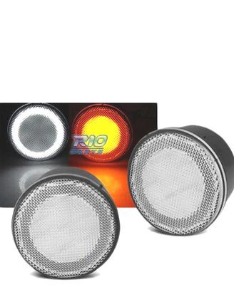 FRECCIE ANTERIORI JEEP WRANGLER JK 07-18 LED BIANC