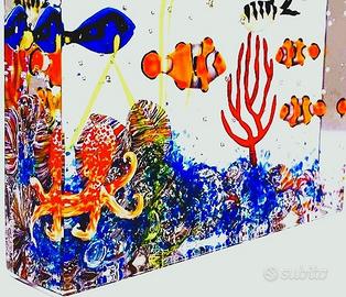 Acquario - Scultura in Vetro di Murano