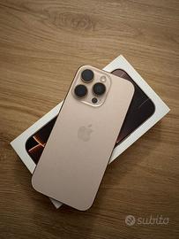 iPhone 16 Pro – 128 GB – Titanio Sabbia