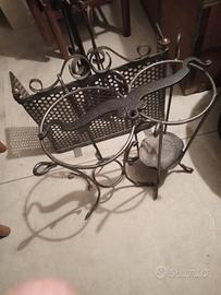 per il camino accessori in ferro battuto 