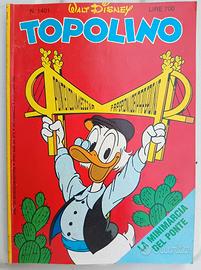 Topolino Ponte sullo stretto di Messina n. 1401