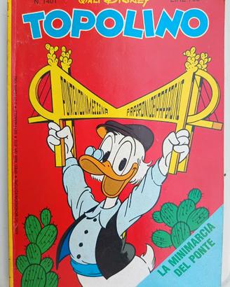Topolino Ponte sullo stretto di Messina n. 1401
