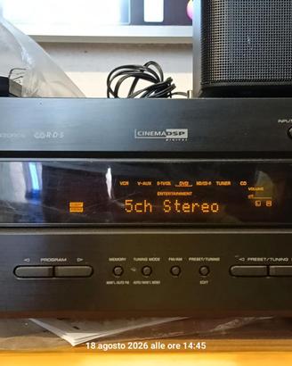 Sintoamplificatoe yamaha + 5 altoparlanti