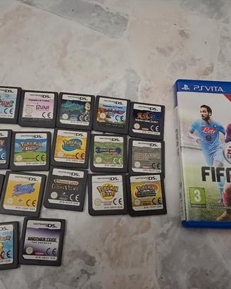 Giochi per nintendo DS e Fifa 15 per PS Vita