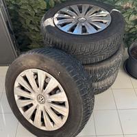 Gomme invernali golf VI + cerchi originali