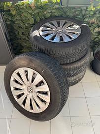 Gomme invernali golf VI + cerchi originali