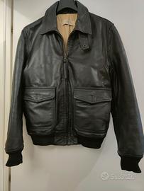 giacca di pelle Avirex taglia L