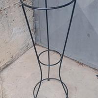 PORTAVASI ALZATA IN FERRO BATTUTO H.80cm