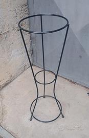PORTAVASI ALZATA IN FERRO BATTUTO H.80cm
