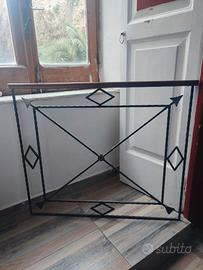 Ringhiera in ferro con passamano