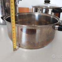 Tris di pentole inox grandi Lagostina