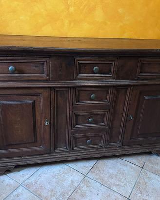 Credenza legno massello Arte Povera