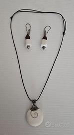 SET COLLANA OCCHIO SANTA LUCIA E ORECCHINI