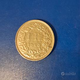 Moneta da 1 franco svizzero (1968)