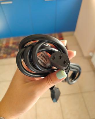 Cavo di alimentazione PC VDE colore nero nuovo