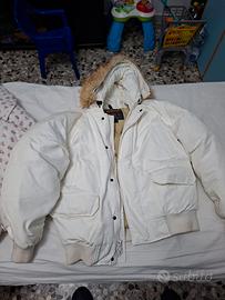 giubbotto  woolrich  Originale Taglia L bianco usa