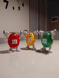 Set 3 dispenser m&m's sollevamento pesi