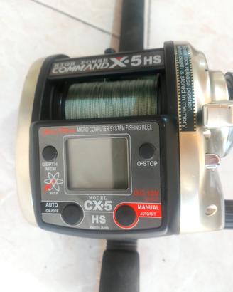 mulinello elettrico miya cx5 canna shimano beast 