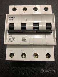 Interruttore magnetotermico Siemens C16 6000 4p