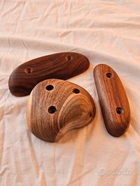 Prese da arrampicata in Noce