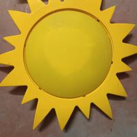 applique forma di sole