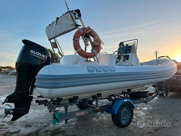 ASSO 58 + Suzuki 140 + rimorchio Ellebi