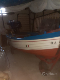 Barca in vetroresina pesante