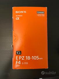 Obiettivo Sony 18-105mm